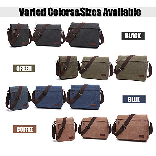 LOSMILE Płócienne torby na ramię, męska torba listonoszki, Torby na la - obrazek 2
