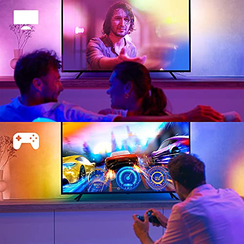 Taśma LED Philips Hue Play z kolorowym gradientem 65 cali, oświetlenie telewizora i gamingu, inteligentne oświetlenie 16 mln kolorów - obrazek 4