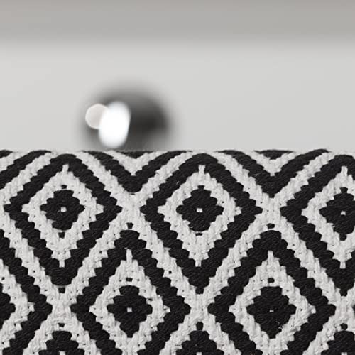 Sealskin Trellis Dywanik Łazienkowy, Czarny, 90 X 60 cm - obrazek 3