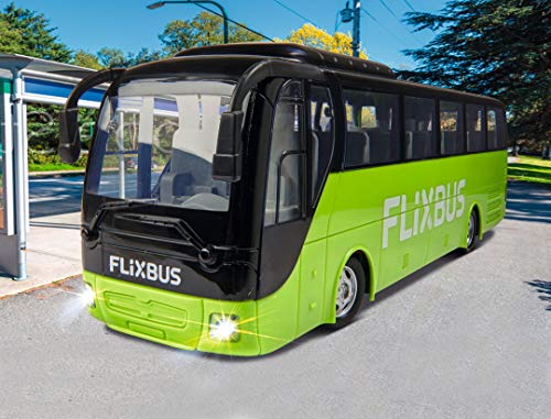 Carson 500907342 FlixBus 2,4 GHz – 100% gotowy do jazdy, autobus, zabawkowy samochód, zdalnie sterowany samochód, dla dzieci od 8 lat, czas jazdy ok. 60 min, kolorowy - obrazek 7