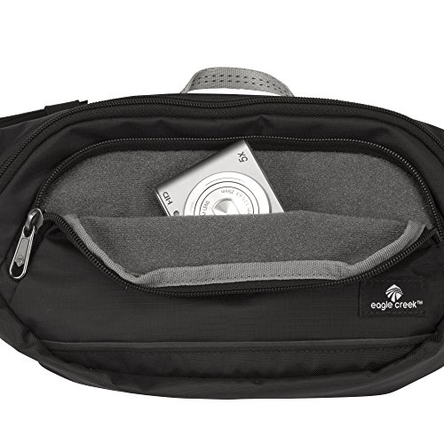 Eagle Creek Bauchtasche Tailfeather mała talia Hüftgürtel pasek na pieniądze 3 czarny - obrazek 3