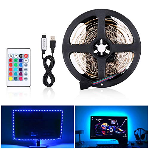 Taśma Led RGB 3M Taśma Do Podświetlania TV LED 90LED 5V SMD 5050, Polaryzacja Usb Zestaw Oświetlenia Led Tv Led, Pilot Ir Z Telewizorem Na Podczerwień I Monitorem PC