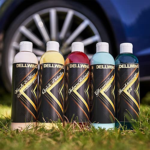 DELLWING Quick Detailer Auto 5 litrów – bardzo szybka, ale delikatna i dokładna pielęgnacja lakieru dla idealnego wykończenia lakieru – szybki środek czyszczący do lakieru z ceramiczną ochroną - obrazek 7