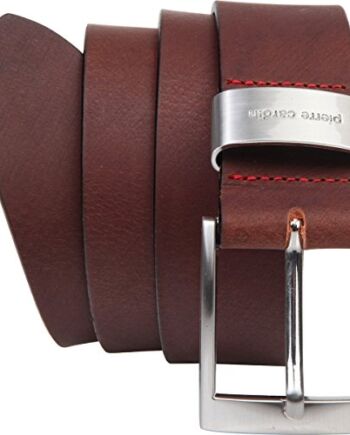 Pierre Cardin Pasek skórzany męski 40 mm szerokości, pasek męski pasek