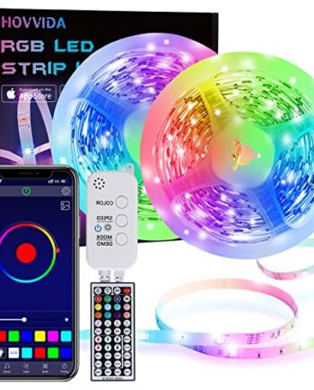 HOVVIDA Taśma LED 5M, 30 LED/metr, 24V RGB światła LED, 150 diod LED,