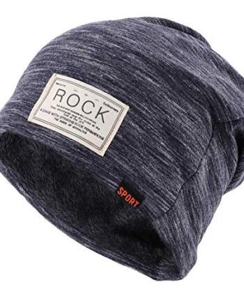 Gisdanchz Elastyczna modna miękka czapka typu beanie cienka bawełniana dzianinowa czapka dla mężczyzn kobiet (54-60 cm)