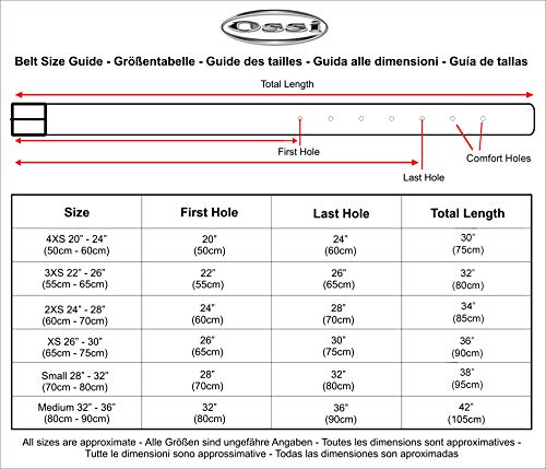 Ossi Pasek garniturowy z podszewką skórzaną 28 mm - obrazek 4