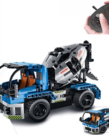 2,4 GHz RC betoniarka zdalnie sterowana, 2 w 1 klocki zaciskowe model