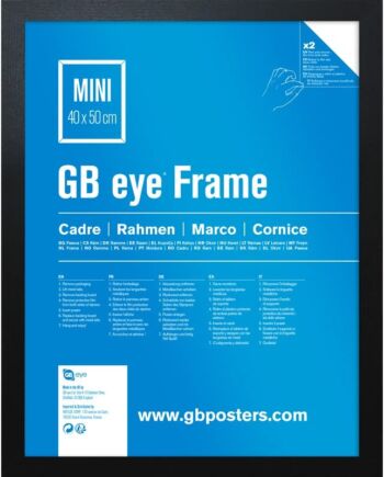 Gb Eye Ltd Mini ramka plakatowa, 40 x 50 cm, czarna