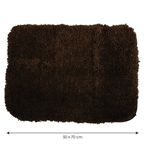 MSV 140873 mata łazienkowa, z mikrofibry, puszysta, 50 x 70 cm, kolor - obrazek 3