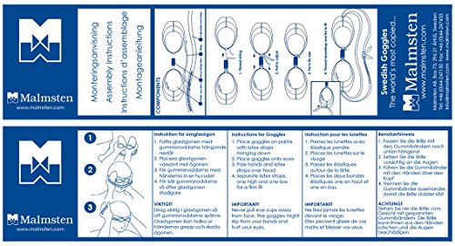 Malmsten Swedish Goggles standardowe okulary do pływania - obrazek 2
