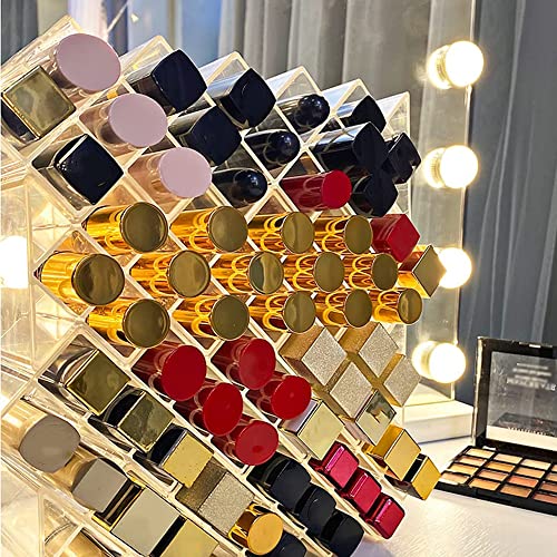 Organizer na pomadki do ust, akrylowy, stojak na pomadki, pionowy stojak na pomadki, kosmetyki, błyszczyk do ust - obrazek 3