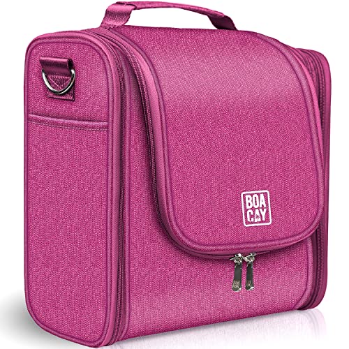 BOACAY Bardzo Duża Wisząca Kosmetyczka Podróżna dla Kobiet i Mężczyzn,