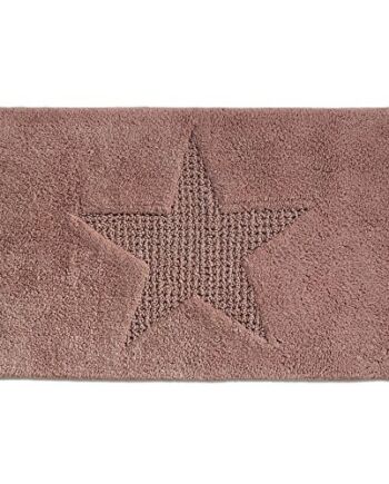 kela Mata łazienkowa Lindano z bawełny, 65 x 55 cm, brązowa, 65 x 1 x 55 cm