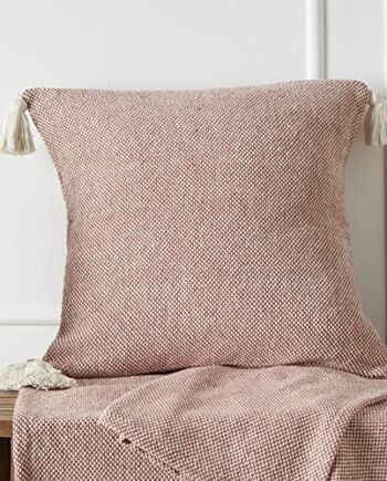 Appletree Loft - Kaidon - poduszka wypełniona 100% bawełny z recyklingu - 43 x 43 cm w papryce