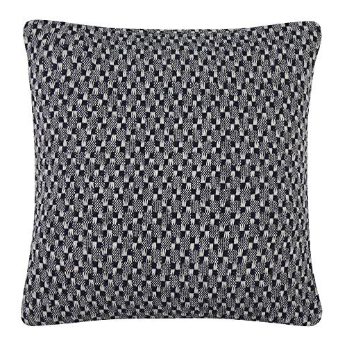 Appletree Loft - Bexley - poduszka wypełniona 100% bawełny z recyklingu - 43 x 43 cm w kolorze granatowym - obrazek 3