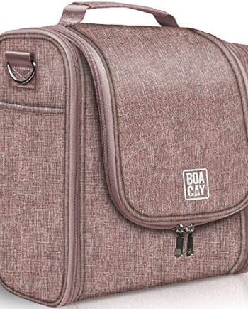 Bardzo Duża Wisząca Kosmetyczka Podróżna dla Kobiet i Mężczyzn, Dziewcząt i Dzieci, Torba na Kosmetyki i Wodoodporny Organizer Łazienkowy na Przybory Toaletowe, Kosmetyki, Makijaż, Pędzle