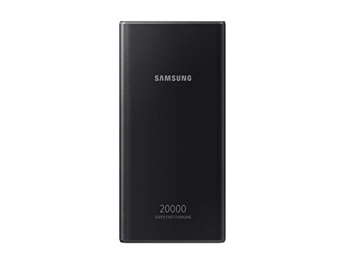 Samsung Powerbank 20 Ah, pojemność akumulatora 20 000 mAh, szybkie ładowanie o mocy 25 W, smukła metalowa konstrukcja, możliwość ładowania z potrójnymi portami, wskaźnik LED, Cosmic Gray