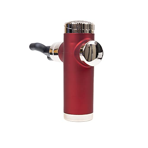 PNI FG8097 masażer wibracyjny, 6 głowic do masażu, 4 poziomy intensywności, akumulator 2500 mAh, czerwony - obrazek 5