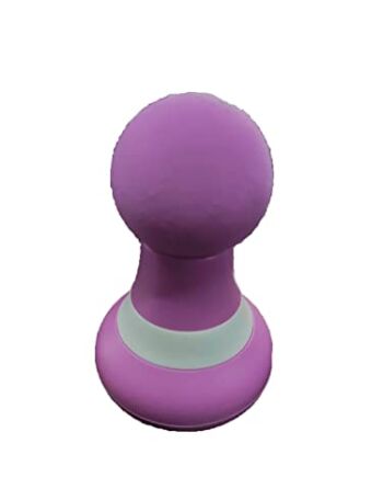 Pistolet do masażu mięśni, długi tryb czuwania, mini pistolet do masażu z 6 prędkościami, cichy pistolet do masażu łagodzi ból, przenośny masażer ręczny do uprawiania sportu, pracy, podróży, różowy