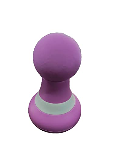 Pistolet do masażu mięśni, długi tryb czuwania, mini pistolet do masażu z 6 prędkościami, cichy pistolet do masażu łagodzi ból, przenośny masażer ręczny do uprawiania sportu, pracy, podróży, różowy