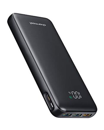 Charmast Power Bank 23800mAh, USB C 20W PD & QC 3.0 Przenośna Ładowarka z 4 wyjściami i 2 wejściami, Wyświetlacz LED zewnętrzny akumulator kompatybilne z iPhone, iPad, Samsung i smartfonami