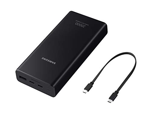 Samsung Powerbank 20 Ah, pojemność akumulatora 20 000 mAh, szybkie ładowanie o mocy 25 W, smukła metalowa konstrukcja, możliwość ładowania z potrójnymi portami, wskaźnik LED, Cosmic Gray - obrazek 2