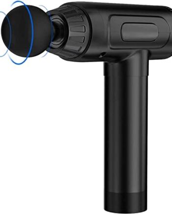 Massage Gun Deep Tissue, Percussion Muscle Massager Gun, 30 Speeds Quiet Handheld Massager for Muscle Neck Back Shoulder , LCD Touch Screen with 10 Heads