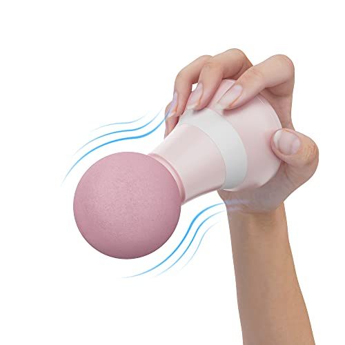 Pistolet do masażu mięśni, długi tryb czuwania, mini pistolet do masażu z 6 prędkościami, cichy pistolet do masażu łagodzi ból, przenośny masażer ręczny do uprawiania sportu, pracy, podróży, różowy - obrazek 7