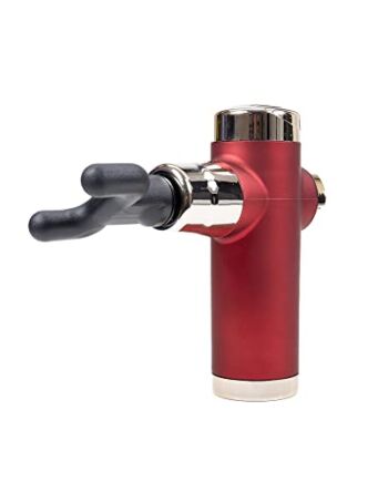 PNI FG8097 masażer wibracyjny, 6 głowic do masażu, 4 poziomy intensywności, akumulator 2500 mAh, czerwony