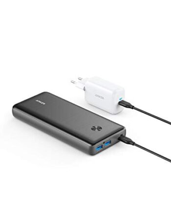 Anker Powerbank 737 (PowerCore 26K do laptopa) z zasilaczem PD, zestaw ładowania Power Delivery do USB-C MacBook Air/Pro/Dell XPS, iPad Pro 2020, iPhone 11 Pro / 11 / XS Max/X / 8 i innych