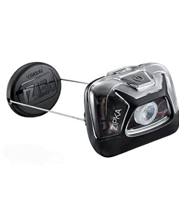 Petzl Zipka Black Front Lantern, unisex - dorośli, jeden rozmiar