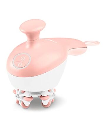 medisana AC 950 Masażer antycellulitowy dla jędrniejszej skóry z 3 nasadkami masującymi, samomasaż z 3 obrotowymi rolkami masującymi i 2 intensywnościami masażu, bezprzewodowy z akumulatorem