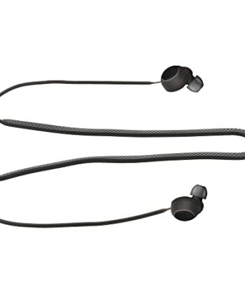 kwmobile Pasek mocujący kompatybilny z Sony WF-C500 Headphones - uchwyt na słuchawki pasek pasek w kolorze czarnym