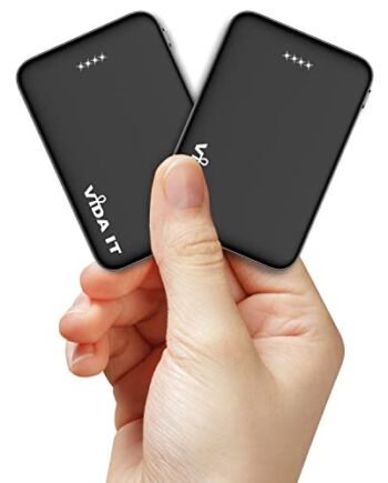 Vida IT [2 Sztuki] Power Bank 2A/5V Przenośna ładowarka do iPhone Sams