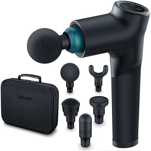Beurer MG 185 Pistolet do masażu, pistolet do masażu z 5 nasadkami, mo