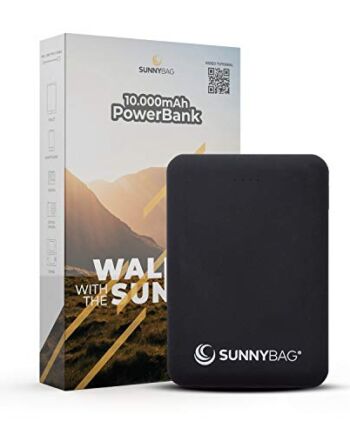 SunnyBag compact10000 Powerbank 10000 mAh Li-Ion black Statusanzeige