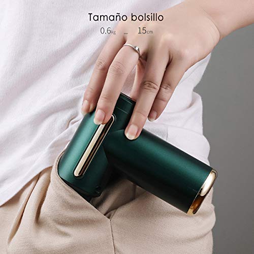 azorex Pistolet do Masażu Mięśni Mini Tkanina z 6 poziomami 4 Osobista Głowica Masażera (Czarna) - obrazek 8