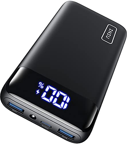 INIU Power Bank, 20000mAh Powerbank Szybkie Ladowanie USB C in & out,