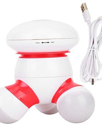 Przenośny masażer elektroniczny USB mini osobisty delikatny masażer wibracyjny ze światłem LED dla całego ciała