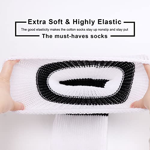 DRESHOW Plus Rozmiar Zakolanówki Akarpetki w Paski Over Knee Długie Bu - obrazek 3