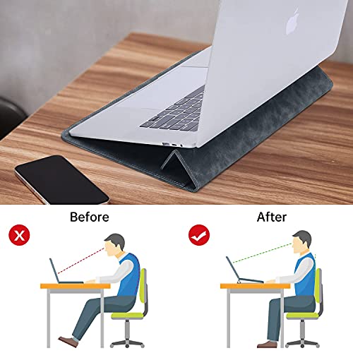 Omnpak 13.3 Cal Laptop Rękaw, Case na 13 cali Nowy MacBook Air M1 / MacBook Pro M1, 13 cali Stary MacBook Air / MacBook Pro, 12,9 cala Ipad Pro, 13,5 calowa książka powierzchniowa 3, 13,5 calowy laptop powierzchni 4 - obrazek 3