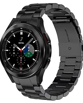 WATORY zamiennik paska do zegarka Samsung Galaxy Watch 4 Classic 46 mm, 42 mm, bez luk, masywna stal nierdzewna, metalowe, szybkie zapięcie, zapasowy pasek do zegarka Samsung Galaxy Watch 4 Classic