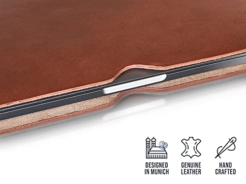Skórzane etui AVIOR do MacBook Air i MacBook Pro 13 cali - etui ochronne ze skóry I pokrowiec Cover Case Sleeve Apple M1 - obrazek 3