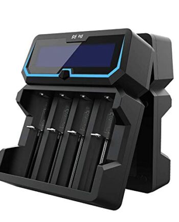 Ładowarka do akumulatorów 18650 XTAR X4 2A szybka ładowarka AC 2 porty wejściowe wyświetlacz LCD z funkcją Power Bank do 3,6 V/3,7 V 14500 16340 18650 20700 21700 26650 1,2 V AAAA AA A SC C