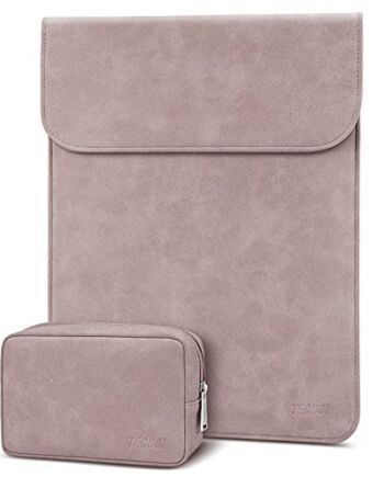 TECOOL skórzane etui na laptopa 13-13,3 cala, etui i akcesoria do 2023