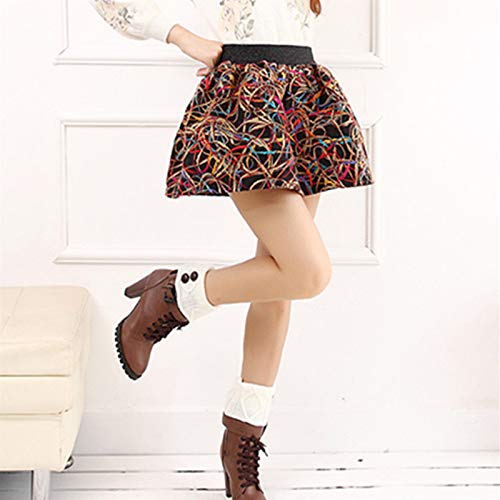 MoKu 3 pary damskich mankietów, dziergane ocieplacze na nogi, ocieplac - obrazek 6