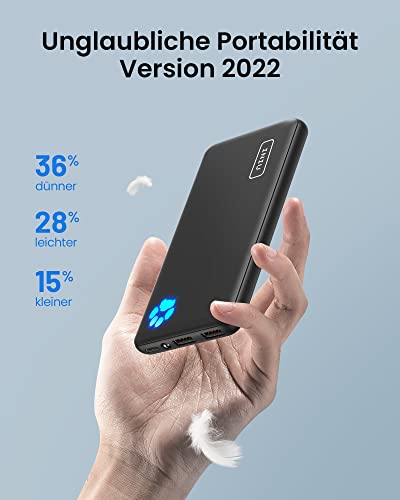 INIU Power Bank, Slimmest i Najlżejsza 10 000 mAh 3A Szybka 3 Wyjścia, - obrazek 7