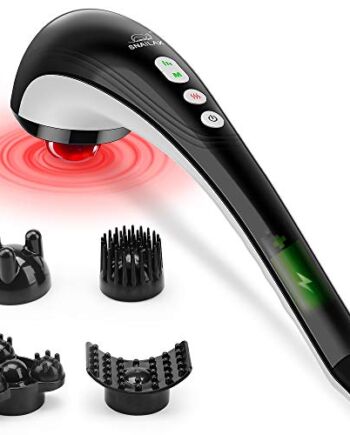 Snailax Bezprzewodowy Ręczny Masażer Udarowy Z Funkcją Podgrzewania I