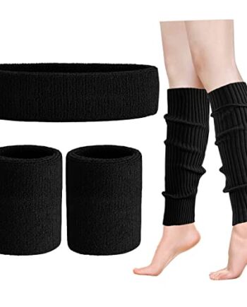 ONUPGO Ocieplacze na nogi, zestaw dla kobiet w stylu lat 80., neonowe,